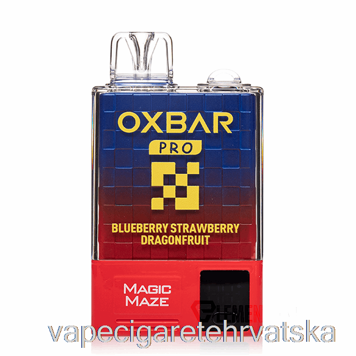 Vape Hrvatska Oxbar Magic Maze Pro 10000 Disposable Borovnica Jagoda Dragonfruit